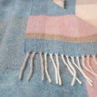 Edinburgh 100% Pure Cashmere Wide Scarf – Luxury Oversized Wrap - Middleton Aqua - Heritage Of Scotland -