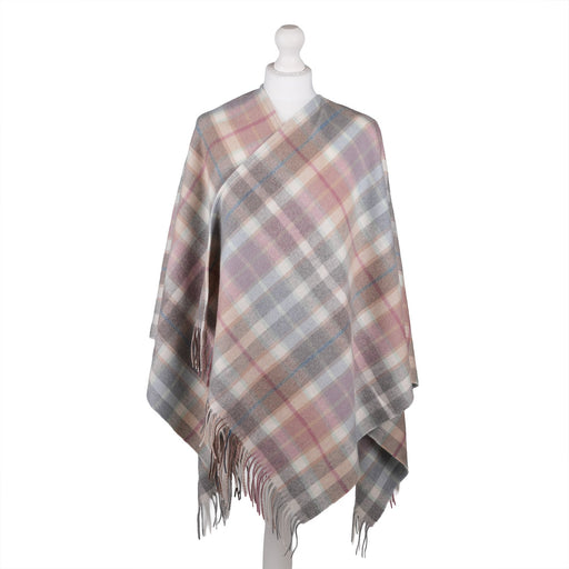 Edinburgh Cashmere Mini Cape - Heritage Of Scotland - BUCHANAN MIX GREY