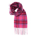 Edinburgh Cashmere Mini Scarf - Heritage Of Scotland - BRIGHT PINK STEWART
