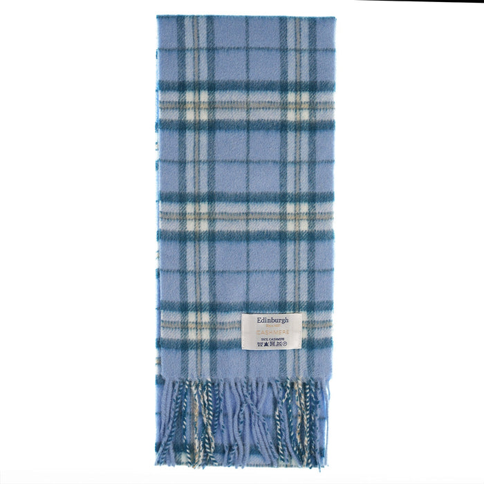 Edinburgh Cashmere Mini Scarf - Heritage Of Scotland - THOMSON PALE BLUE