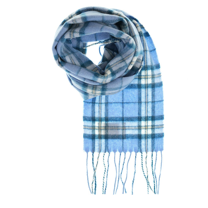Edinburgh Cashmere Mini Scarf - Heritage Of Scotland - THOMSON PALE BLUE