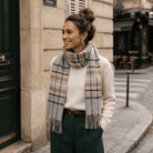 Edinburgh Cashmere Premium Lightweight Scarf - Soft Luxury Wrap - Carnival Check Uniform - Heritage Of Scotland -