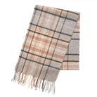 Edinburgh Cashmere Premium Lightweight Scarf - Soft Luxury Wrap - Carnival Check Uniform - Heritage Of Scotland -