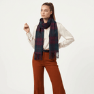 Edinburgh Cashmere Premium Lightweight Scarf - Soft Luxury Wrap - Lindsay - Heritage Of Scotland -