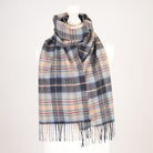 Edinburgh Cashmere Premium Lightweight Scarf - Soft Luxury Wrap - Mackellar Mix Navy - Heritage Of Scotland -
