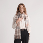 Edinburgh Cashmere Premium Lightweight Scarf - Soft Luxury Wrap - Mix Grey - Heritage Of Scotland -