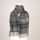 Edinburgh Cashmere Premium Lightweight Scarf - Soft Luxury Wrap - Monochrome Buchanan - Heritage Of Scotland -