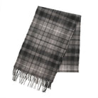 Edinburgh Cashmere Premium Lightweight Scarf - Soft Luxury Wrap - Monochrome Buchanan - Heritage Of Scotland -