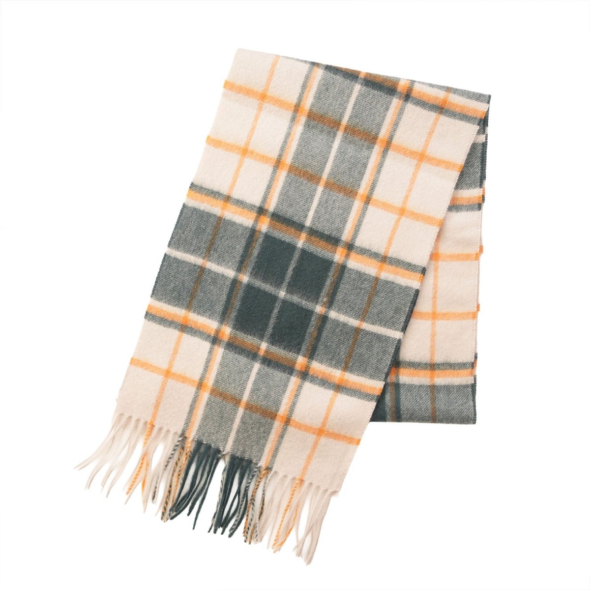 Edinburgh Cashmere Premium Lightweight Scarf - Ultra-Soft Luxury Wrap - Bankfield Camel - Heritage Of Scotland -
