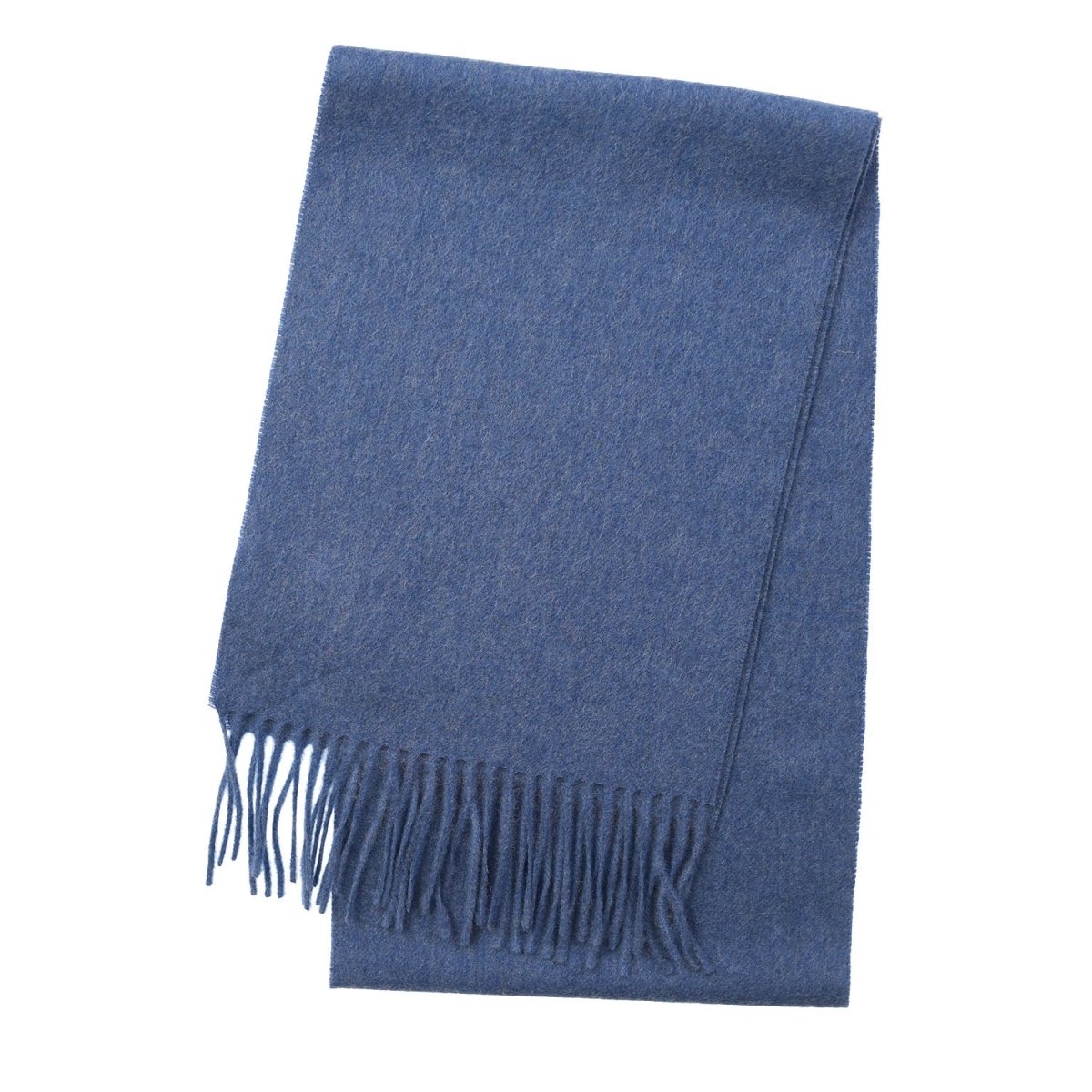 Edinburgh Cashmere Premium Lightweight Scarf - Ultra-Soft Luxury Wrap - Denim - Heritage Of Scotland -