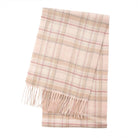 Edinburgh Cashmere Premium Lightweight Scarf - Ultra-Soft Luxury Wrap - Mackellar Mix Pink - Heritage Of Scotland -