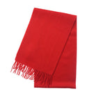 Edinburgh Cashmere Premium Lightweight Scarf - Ultra-Soft Luxury Wrap - Red Rouge - Heritage Of Scotland -