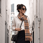 Edinburgh Cashmere Premium Lightweight Scarf - Ultra-Soft Luxury Wrap - Thomson Camel - Heritage Of Scotland -
