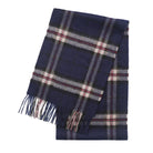 Edinburgh Cashmere Premium Lightweight Scarf - Ultra-Soft Luxury Wrap - Thomson Navy - Heritage Of Scotland -