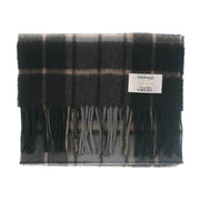Edinburgh Cashmere Scarf Forrester Black Blue - Heritage Of Scotland - FORRESTER BLACK BLUE