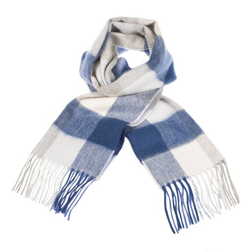 Edinburgh Cashmere Scarf Oakwell Navy - Heritage Of Scotland - OAKWELL NAVY