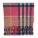 Edinburgh Cashmere Scarf Tartans and Checks - Heritage Of Scotland - CHEQUER TARTAN ASTRAL RASPBERRY