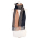 Edinburgh Cashmere Scarf Tartans and Checks - Heritage Of Scotland - OAKWELL CAMEL/ NAVY
