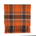 Edinburgh Cashmere Scarf Tartans and Checks - Heritage Of Scotland - STEWART BRIGHT ORANGE