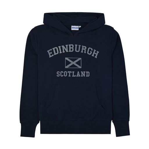 Edinburgh Harvard Reflective Hoodie - Heritage Of Scotland - NAVY