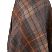 Edinburgh Lambswool Long Tartan Cape Buchanan Natural - Heritage Of Scotland - BUCHANAN NATURAL