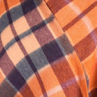 Edinburgh Lambswool Long Tartan Cape - Cragg Check Ginger - Heritage Of Scotland -