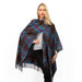 Edinburgh Lambswool Long Tartan Cape Mill Check Eclipse - Heritage Of Scotland - MILL CHECK ECLIPSE