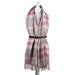 Edinburgh Lambswool Stole - Heritage Of Scotland - ARTILLERY CHECK LIGHT PINK