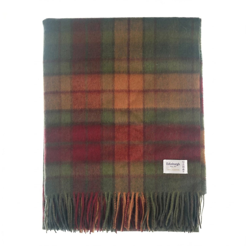 Edinburgh Lambswool Stole Buchanan Autumn - BUCHANAN AUTUMN - Heritage Of Scotland -