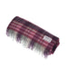 Edinburgh Lambswool Stole - Heritage Of Scotland - CLUSTER GINGHAM 27627 ASTRAL/BERRY