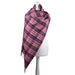 Edinburgh Lambswool Stole - Heritage Of Scotland - CLUSTER GINGHAM 27627 ASTRAL/BERRY