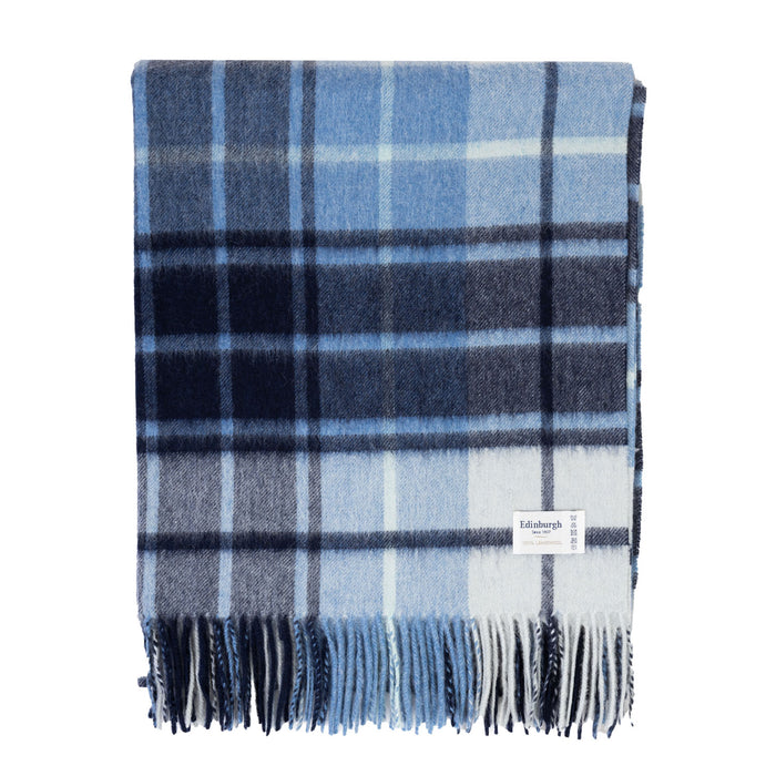 Edinburgh Lambswool Stole Mill Check Eclipse - Heritage Of Scotland - MILL CHECK ECLIPSE