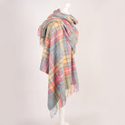 Edinburgh Lambswool Tartan Stole - Soft Luxury Check Wrap with Fringe - Buchanan Ancient - Heritage Of Scotland -