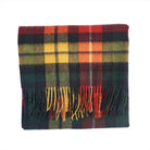 Edinburgh Lambswool Tartan Stole - Soft Luxury Check Wrap with Fringe - Buchanan Modern - Heritage Of Scotland -