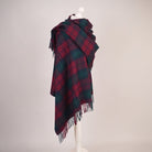 Edinburgh Lambswool Tartan Stole - Soft Luxury Check Wrap with Fringe - Lindsay - Heritage Of Scotland -