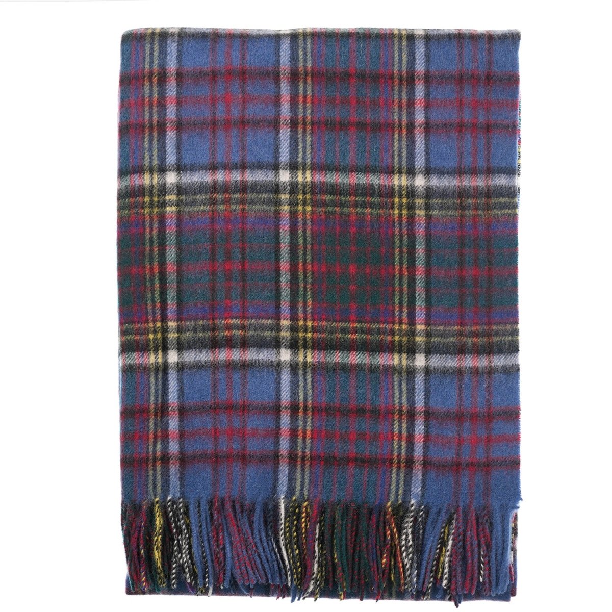 Edinburgh Long Lambswool Tartan Cape – Premium Plaid Wrap - Anderson - Heritage Of Scotland -