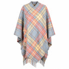 Edinburgh Long Lambswool Tartan Cape – Premium Plaid Wrap - Buchanan Acient - Heritage Of Scotland -