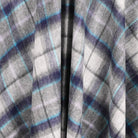 Edinburgh Long Lambswool Tartan Cape – Premium Plaid Wrap - Tweed Tartan Dover - Grey Check - Heritage Of Scotland -