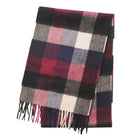 Edinburgh Premium Lightweight Cashmere Scarf - Soft Luxury Wrap - 5 Square Tartan - Blue and Black - Heritage Of Scotland -