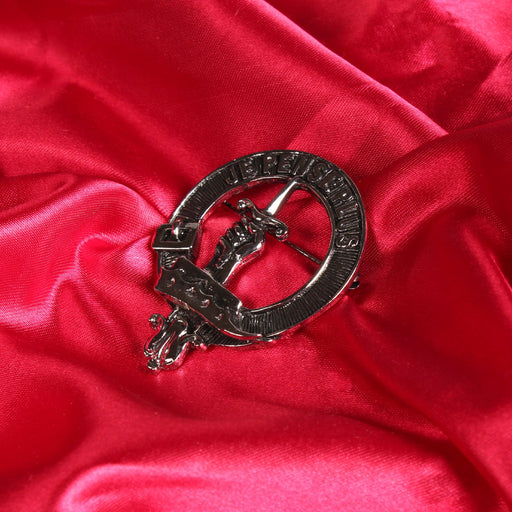 Erskine Clan Badge, Kilt Pin, Lapel Pin, Cufflinks, Keyring/Key Fob & Gift Set — Fine Pewter by Art Pewter — Made in Scotland (Shiny Finish) - Heritage Of Scotland - Badge