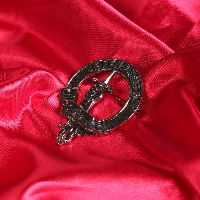 Erskine Clan Badge, Kilt Pin, Lapel Pin, Cufflinks, Keyring/Key Fob & Gift Set — Fine Pewter by Art Pewter — Made in Scotland (Shiny Finish) - Heritage Of Scotland - Badge