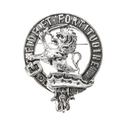 Farquharson Clan Badge, Kilt Pin, Lapel Pin, Cufflinks, Keyring/Key Fob & Gift Set — Fine Pewter by Art Pewter — Made in Scotland (Shiny Finish) - Heritage Of Scotland - Badge