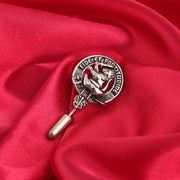 Farquharson Clan Badge, Kilt Pin, Lapel Pin, Cufflinks, Keyring/Key Fob & Gift Set — Fine Pewter by Art Pewter — Made in Scotland (Shiny Finish) - Heritage Of Scotland - Lapel Pin