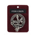 Ferguson Clan Badge, Kilt Pin, Lapel Pin, Cufflinks, Keyring/Key Fob & Gift Set — Fine Pewter by Art Pewter — Made in Scotland (Shiny Finish) - Heritage Of Scotland - Badge