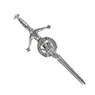 Ferguson Clan Badge, Kilt Pin, Lapel Pin, Cufflinks, Keyring/Key Fob & Gift Set — Fine Pewter by Art Pewter — Made in Scotland (Shiny Finish) - Heritage Of Scotland - Kilt Pin