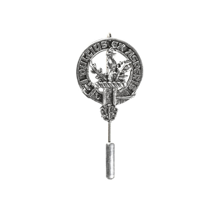 Ferguson Clan Badge, Kilt Pin, Lapel Pin, Cufflinks, Keyring/Key Fob & Gift Set — Fine Pewter by Art Pewter — Made in Scotland (Shiny Finish) - Heritage Of Scotland - Lapel Pin
