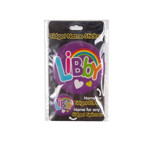 Fidget Flyer Name Stickers Libby - Heritage Of Scotland - LIBBY