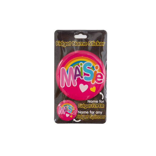 Fidget Flyer Name Stickers Maisie - Heritage Of Scotland - MAISIE