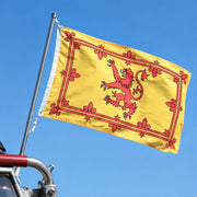 Flag Scotland 5x3 Inch with Eyelets - Heritage Of Scotland - LION RAMPANT / One Size