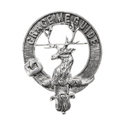 Forbes Clan Badge, Kilt Pin, Lapel Pin, Cufflinks, Keyring/Key Fob & Gift Set — Fine Pewter by Art Pewter — Made in Scotland (Shiny Finish) - Heritage Of Scotland - Badge